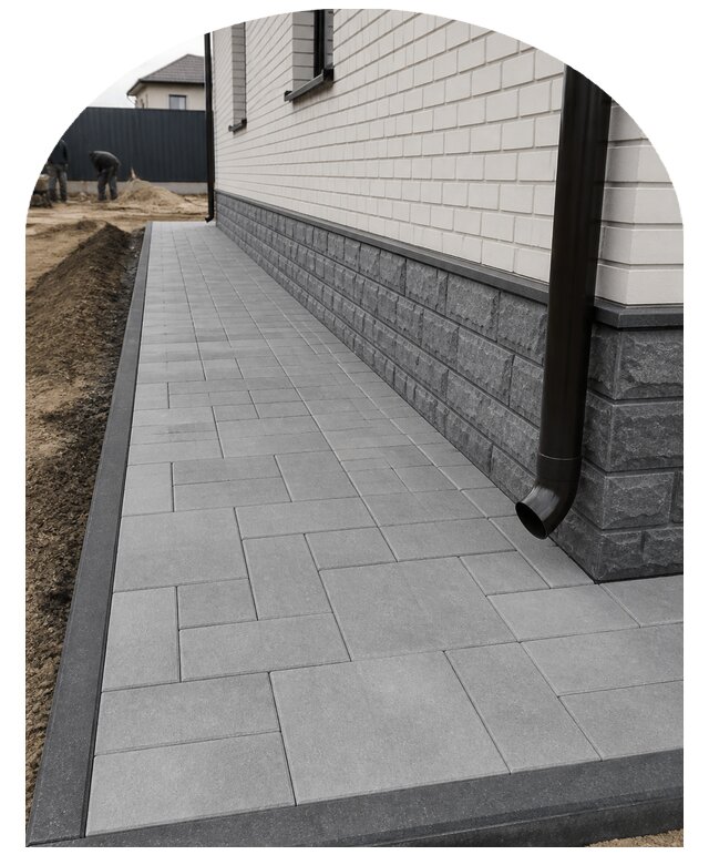 Отмостка вокруг дома в Копейске по цене от 3284 р. | Метпроект-Кпс